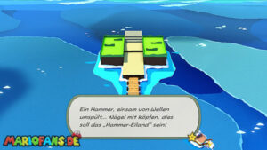 Hammer Island — Paper Mario: The Origami King walkthrough screenshot