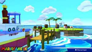 Spade Island — Paper Mario: The Origami King walkthrough screenshot