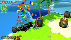 Spade Island — Paper Mario: The Origami King walkthrough screenshot