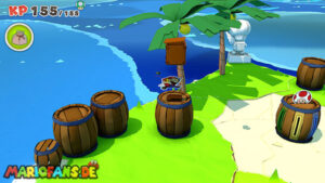 Spade Island — Paper Mario: The Origami King walkthrough screenshot