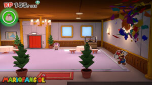 The Princess Peach — Paper Mario: The Origami King walkthrough screenshot