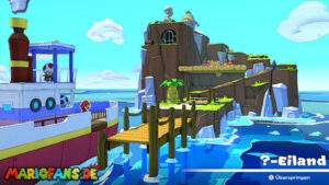 ? Island — Paper Mario: The Origami King walkthrough screenshot