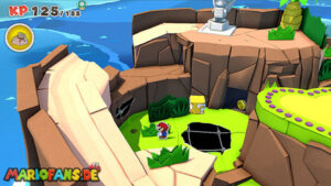 Heart Island — Paper Mario: The Origami King walkthrough screenshot