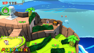 Heart Island — Paper Mario: The Origami King walkthrough screenshot