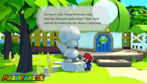 Mushroom Island — Paper Mario: The Origami King walkthrough screenshot