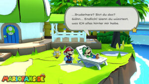 Mushroom Island — Paper Mario: The Origami King walkthrough screenshot