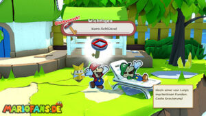 Mushroom Island — Paper Mario: The Origami King walkthrough screenshot