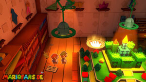 Mushroom Island — Paper Mario: The Origami King walkthrough screenshot