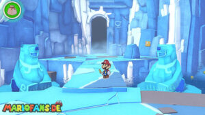 Ice Vellumental Mountain — Paper Mario: The Origami King walkthrough screenshot