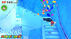 Ice Vellumental Mountain — Paper Mario: The Origami King walkthrough screenshot