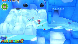 Ice Vellumental Mountain — Paper Mario: The Origami King walkthrough screenshot