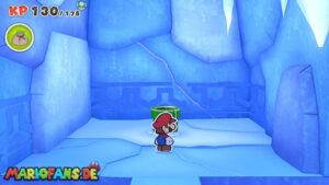 Ice Vellumental Mountain — Paper Mario: The Origami King walkthrough screenshot