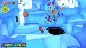 Ice Vellumental Mountain — Paper Mario: The Origami King walkthrough screenshot