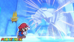 Ice Vellumental Mountain — Paper Mario: The Origami King walkthrough screenshot