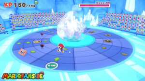 Ice Vellumental Mountain — Paper Mario: The Origami King walkthrough screenshot
