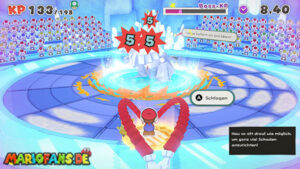Ice Vellumental Mountain — Paper Mario: The Origami King walkthrough screenshot