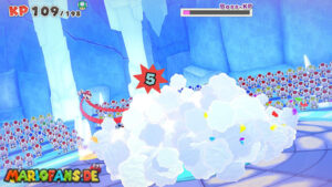 Ice Vellumental Mountain — Paper Mario: The Origami King walkthrough screenshot