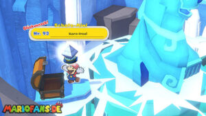 Ice Vellumental Mountain — Paper Mario: The Origami King walkthrough screenshot