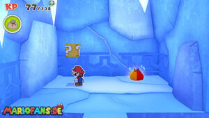 Ice Vellumental Mountain — Paper Mario: The Origami King walkthrough screenshot
