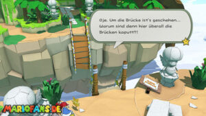 Spring of Jungle Mist — Paper Mario: The Origami King walkthrough screenshot