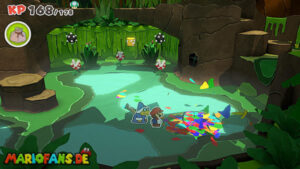 Spring of Jungle Mist — Paper Mario: The Origami King walkthrough screenshot