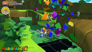 Spring of Jungle Mist — Paper Mario: The Origami King walkthrough screenshot