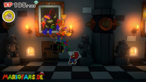Bowser’s Castle — Paper Mario: The Origami King walkthrough screenshot