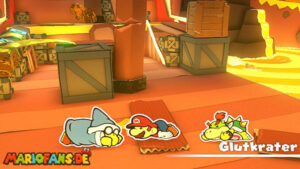 Hotfoot Crater — Paper Mario: The Origami King walkthrough screenshot