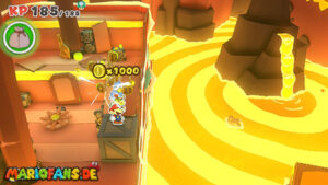 Hotfoot Crater — Paper Mario: The Origami King walkthrough screenshot
