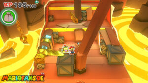 Hotfoot Crater — Paper Mario: The Origami King walkthrough screenshot
