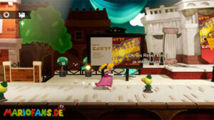 The Case of the Missing Mural — Princess Peach: Showtime! walkthrough screenshot