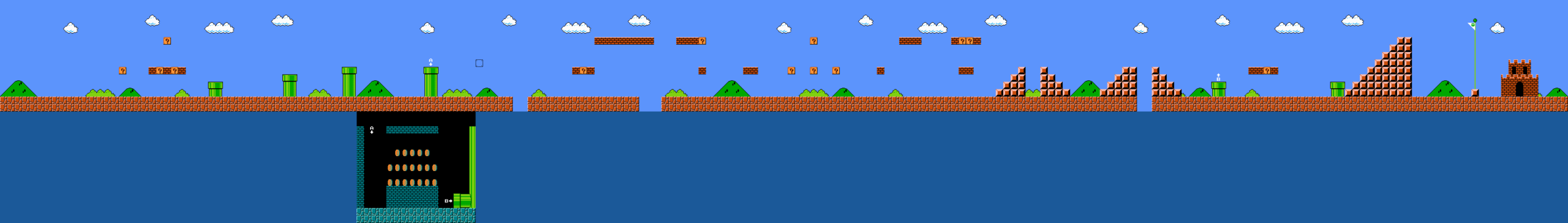Super Mario Bros. walkthrough screenshot