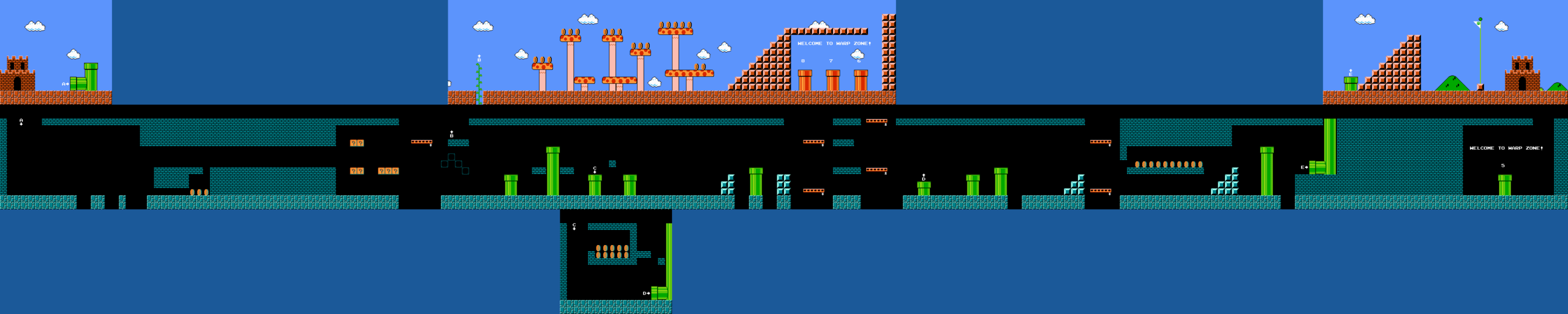 Super Mario Bros. walkthrough screenshot