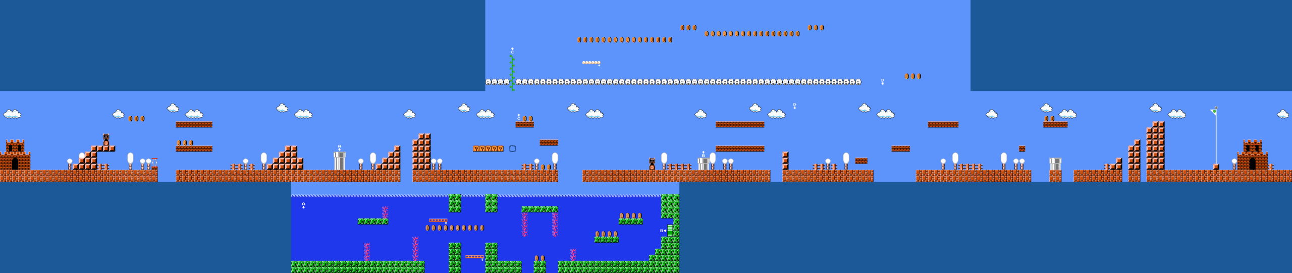 Super Mario Bros. walkthrough screenshot