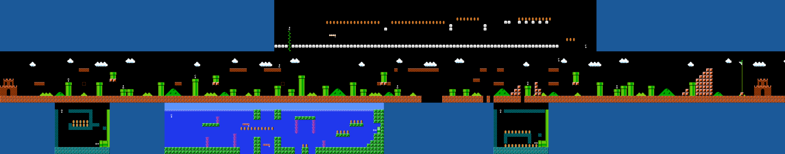 Super Mario Bros. walkthrough screenshot