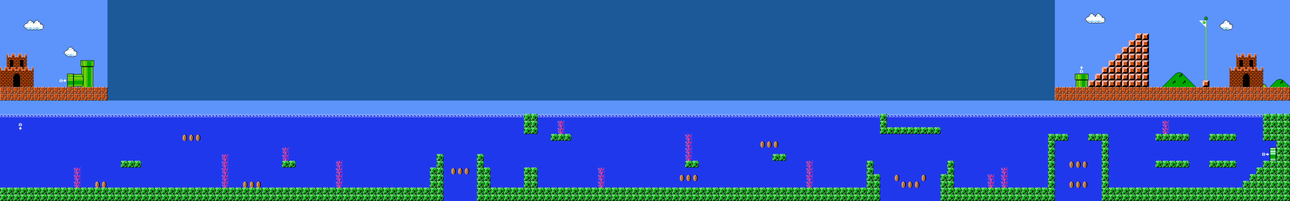Super Mario Bros. walkthrough screenshot