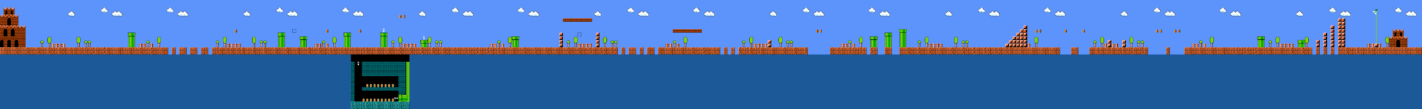 Super Mario Bros. walkthrough screenshot