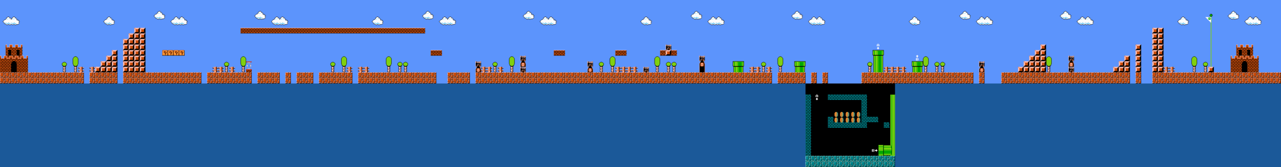 Super Mario Bros. walkthrough screenshot