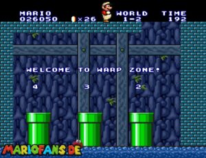 Super Mario Bros. walkthrough screenshot