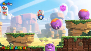 Pipe-Rock Plateau — Super Mario Bros. Wonder walkthrough screenshot