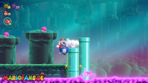 Pipe-Rock Plateau — Super Mario Bros. Wonder walkthrough screenshot