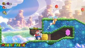 Pipe-Rock Plateau — Super Mario Bros. Wonder walkthrough screenshot