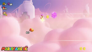 Fluff-Puff Peaks — Super Mario Bros. Wonder walkthrough screenshot