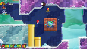Fluff-Puff Peaks — Super Mario Bros. Wonder walkthrough screenshot