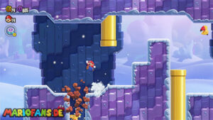 Fluff-Puff Peaks — Super Mario Bros. Wonder walkthrough screenshot