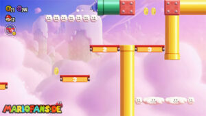 Fluff-Puff Peaks — Super Mario Bros. Wonder walkthrough screenshot