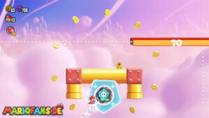 Fluff-Puff Peaks — Super Mario Bros. Wonder walkthrough screenshot