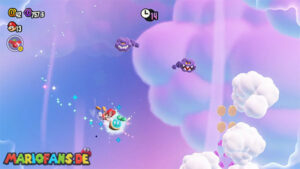 Fluff-Puff Peaks — Super Mario Bros. Wonder walkthrough screenshot