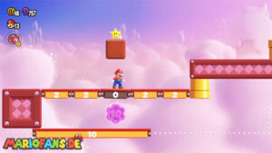 Fluff-Puff Peaks — Super Mario Bros. Wonder walkthrough screenshot