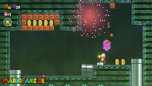 Fluff-Puff Peaks — Super Mario Bros. Wonder walkthrough screenshot